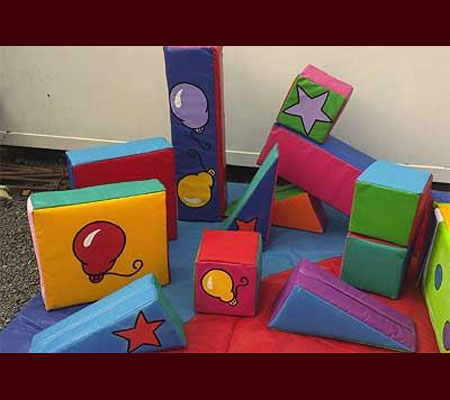 Soft PLay shapes are part of the Soft Play Hire Swansea