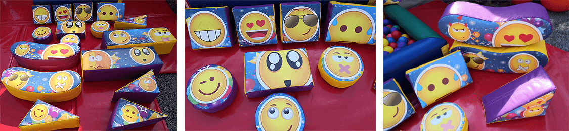 emoji soft play set Hire acorss Swansea